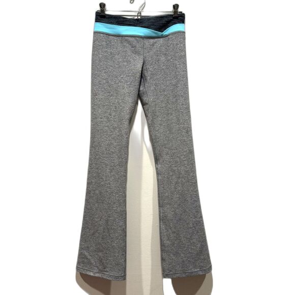 Ivivva Pants Lululemon Flare Leg Gray Cozy Lounge Relaxed Leggings Y2K Girls 14 - Picture 1 of 7